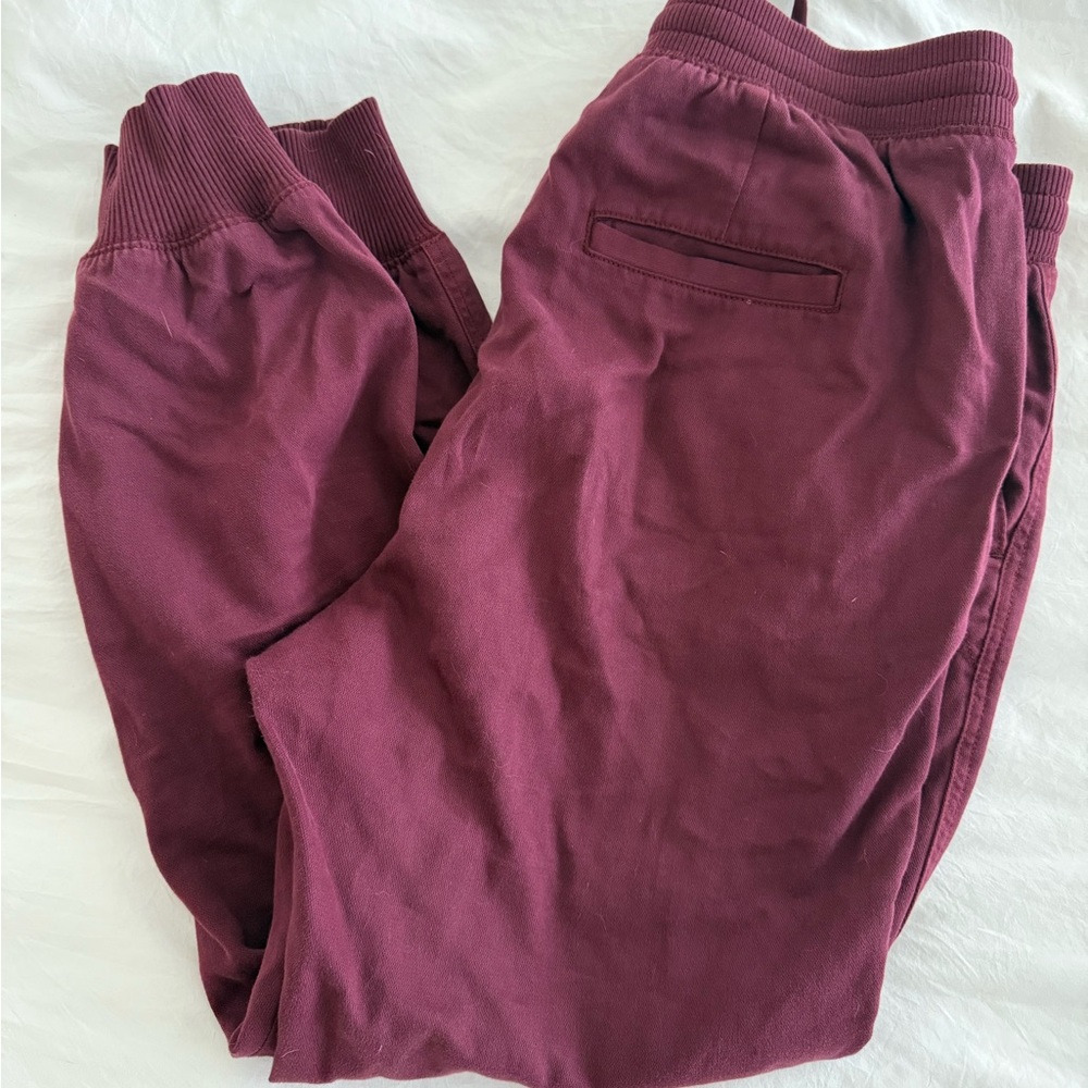 Burgundy Jogger Pants